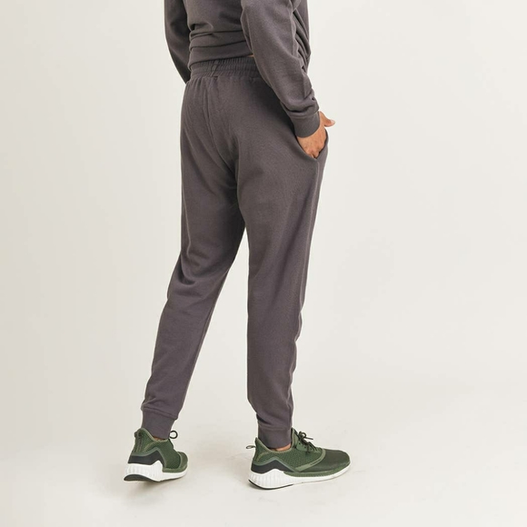MEN - Cotton Terry Essential Joggers - Picture 4 of 6